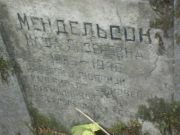Мендельсон Маша Эйзеровна, Москва, Востряковское кладбище