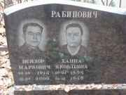 Рабинович Исидор Маркович, Москва, Востряковское кладбище