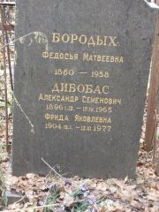 Бородых Феодосья Матвеевна, Москва, Востряковское кладбище
