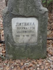 Литвина Фрума-Эта Шоломовна, Москва, Востряковское кладбище