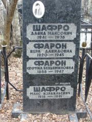 Шафро Давид Максимович, Москва, Востряковское кладбище