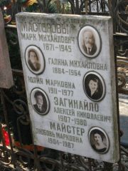 Мастерова Галина Михайловна, Москва, Востряковское кладбище