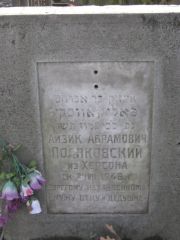Поляковский Айзик Абрамович, Москва, Востряковское кладбище
