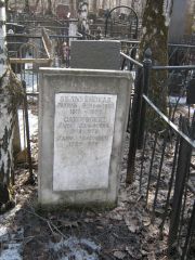 Саксонский Хаим Лазаревич, Москва, Востряковское кладбище
