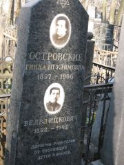 Островская Гинда Шулимовна, Москва, Востряковское кладбище
