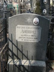 Лившиц Мордко Гиллерович, Москва, Востряковское кладбище