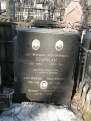 Баркан Хана Ароновна, Москва, Востряковское кладбище
