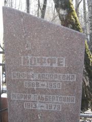 Иоффе Софья Лазаревна, Москва, Востряковское кладбище