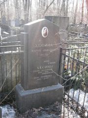 Хесина Мария Львовна, Москва, Востряковское кладбище
