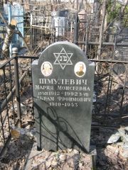 Шмулевич Мария Моисеевна, Москва, Востряковское кладбище