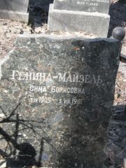 Генина-Майзель Сима Борисовна, Москва, Востряковское кладбище