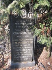 Смородинский Семен Абрамович, Москва, Востряковское кладбище