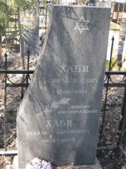 Хаби Сруль Ноевич, Москва, Востряковское кладбище
