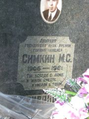Симкин М. С., Москва, Востряковское кладбище