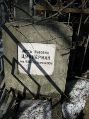 Цукерман Нетта Львовна, Москва, Востряковское кладбище