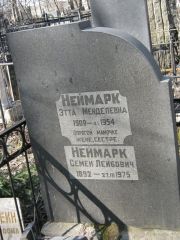 Неймарк Этта Менделевна, Москва, Востряковское кладбище