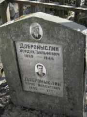 Добромыслин Мордух Вульфович, Москва, Востряковское кладбище