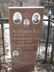 Гельфанд О. Е., Москва, Востряковское кладбище