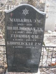 Манькина Э. М., Москва, Востряковское кладбище
