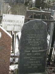 Домнич Хана Авнеровна, Москва, Востряковское кладбище