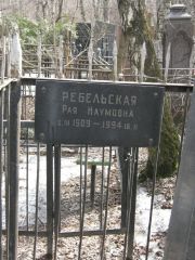 Ребельская Рая Наумовна, Москва, Востряковское кладбище