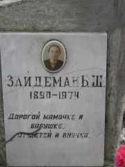 Зайдеман Б. Ш., Москва, Востряковское кладбище