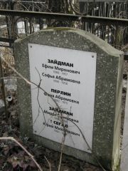 Зайдман Ефим Миронович, Москва, Востряковское кладбище
