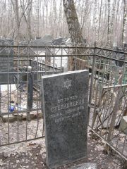 Степаницкая Лыба Берковна, Москва, Востряковское кладбище
