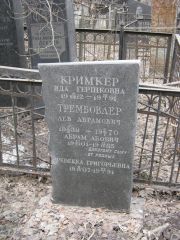 Трембовлер Абрам Абович, Москва, Востряковское кладбище