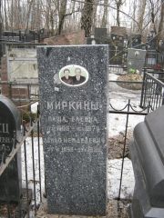 Миркина Паша Елевна, Москва, Востряковское кладбище