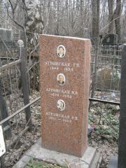 Агронская Г. П., Москва, Востряковское кладбище