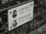 Агронский Г. П., Москва, Востряковское кладбище