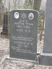 Лерман Н. М., Москва, Востряковское кладбище
