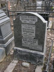 Бродский Абрам Маркович, Москва, Востряковское кладбище