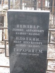 Плоткин Меер Шмуйлович, Москва, Востряковское кладбище
