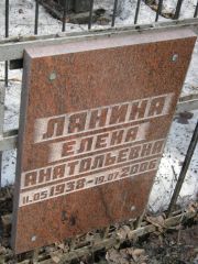 Ланина Елена Анатольевна, Москва, Востряковское кладбище