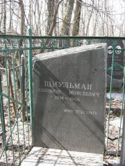 Шмульман Соломон Моисеевна, Москва, Востряковское кладбище