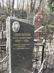 Киневский Меер Цудикович, Москва, Востряковское кладбище