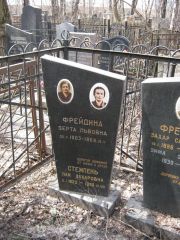 Фрейдина Берта Львовна, Москва, Востряковское кладбище