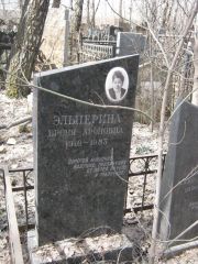 Эльперина Броня Ароновна, Москва, Востряковское кладбище