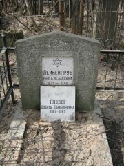 Познер Любовь Соломоновна, Москва, Востряковское кладбище