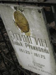 Этингин Быля Рувиновна, Москва, Востряковское кладбище