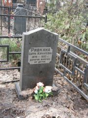 Ривкина Сарра Израилевна, Москва, Востряковское кладбище
