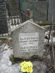 Вайнтрауб Соломон Абрамович, Москва, Востряковское кладбище