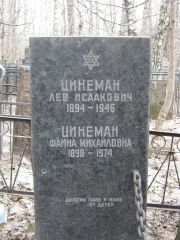 Цинеман Лев Исаакович, Москва, Востряковское кладбище