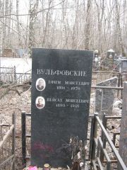 Вульфовский Ефим Моисеевич, Москва, Востряковское кладбище