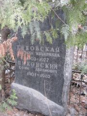 Пиковский Ефим Абрамович, Москва, Востряковское кладбище