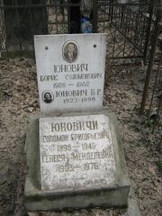 Юнович Борис Соломонович, Москва, Востряковское кладбище