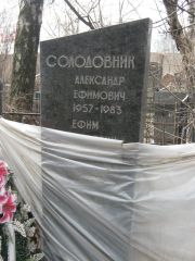 Солодовник Александр Ефимович, Москва, Востряковское кладбище