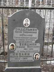 Вейцман Ефим Маркович, Москва, Востряковское кладбище